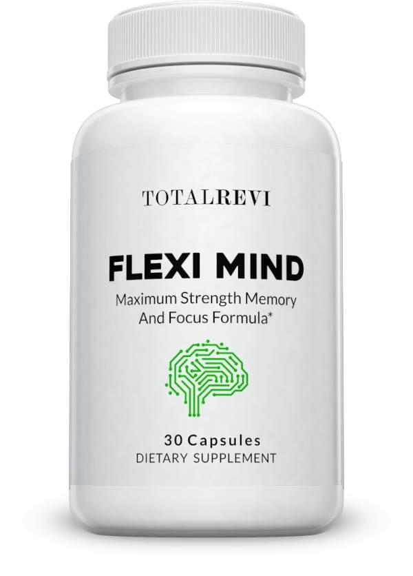 Flexi Mind brain supplement bottle