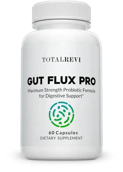 Gut Flux Pro probiotic supplement bottle
